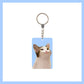 3D Dynamic Kitten Acrylic Keychain