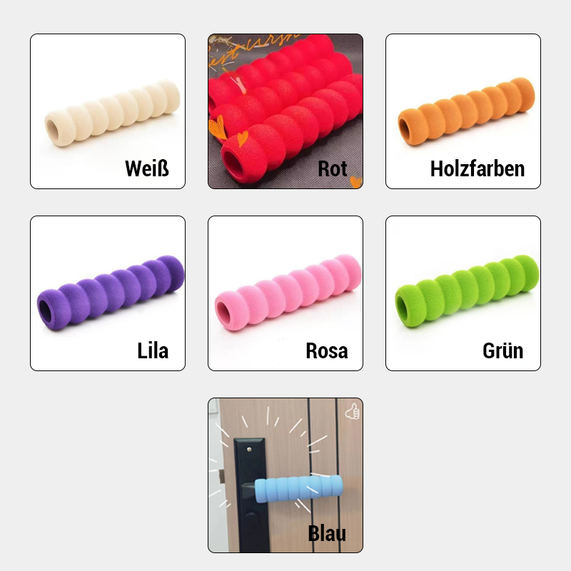 Verdickter Spiraltürgriff Schutzabdeckung（6 Stk.）