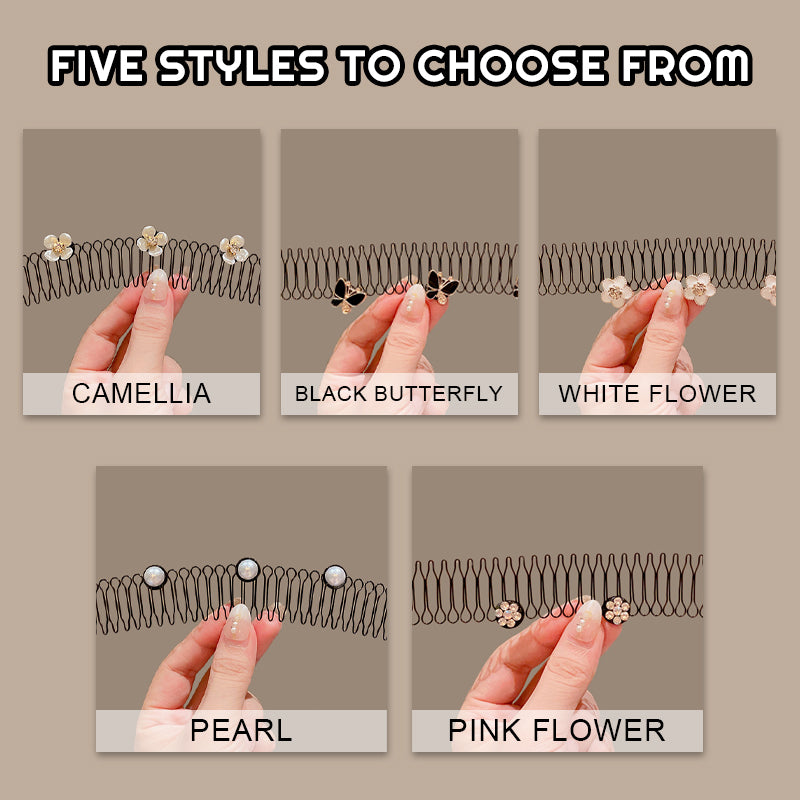 Invisible Broken Hair Clip At The Back Of The Head