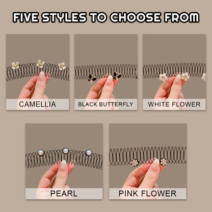 Invisible Broken Hair Clip At The Back Of The Head