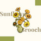 Sunflower Brooch