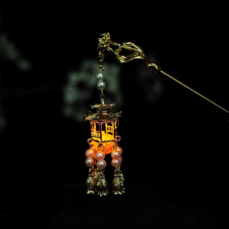 Lantern Tassel Hairpin