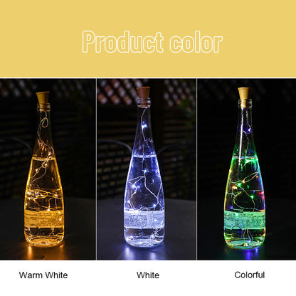 Solar Wine Bottle Stopper Copper Wire Light String
