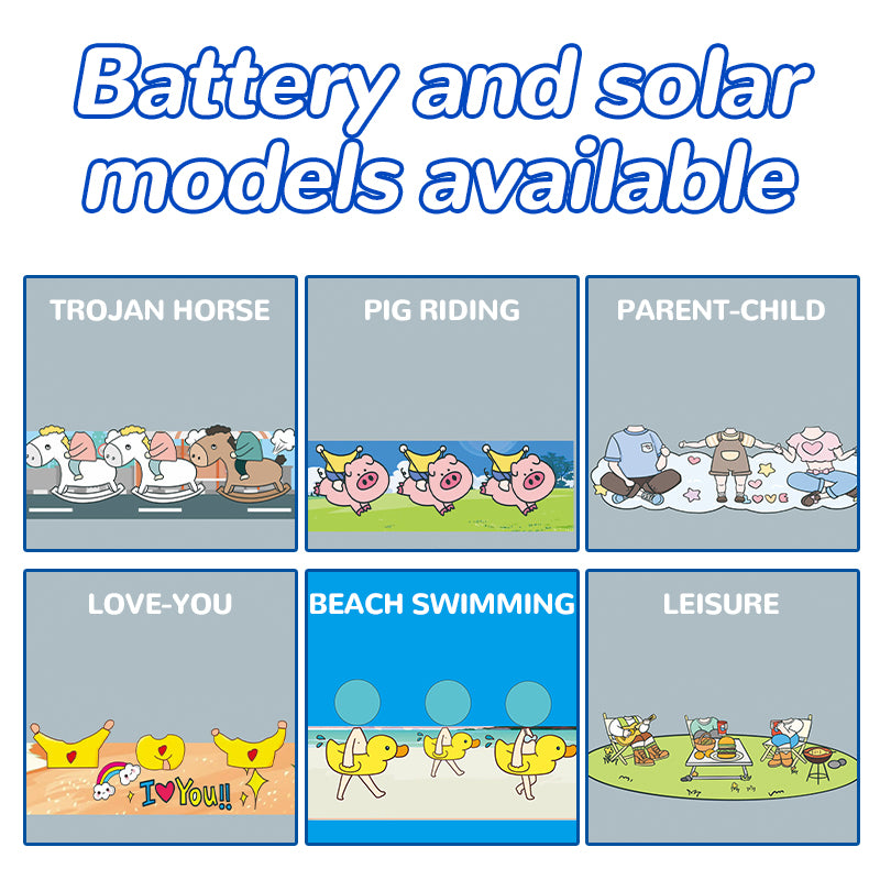 DIY Desktop Shaking Head Ornaments（Three People）