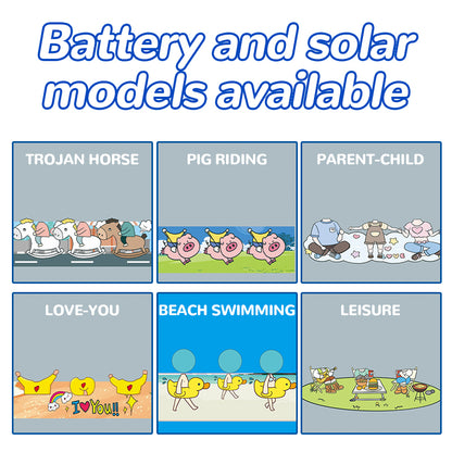 DIY Desktop Shaking Head Ornaments（Three People）