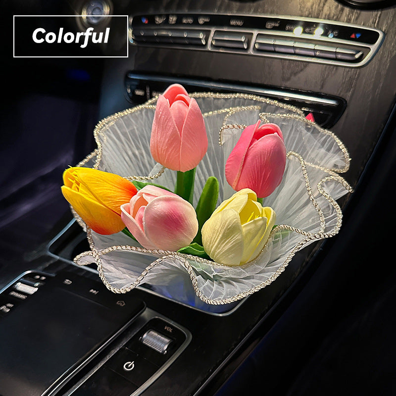 Tulip Bouquet Car Ornaments(5pcs)
