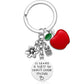 Teacher's Day Valentine's Day Gift Stainless Steel Keychain
