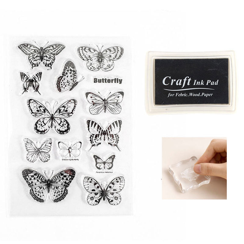 Butterfly Stamp Acrylic Board Ink Pad
