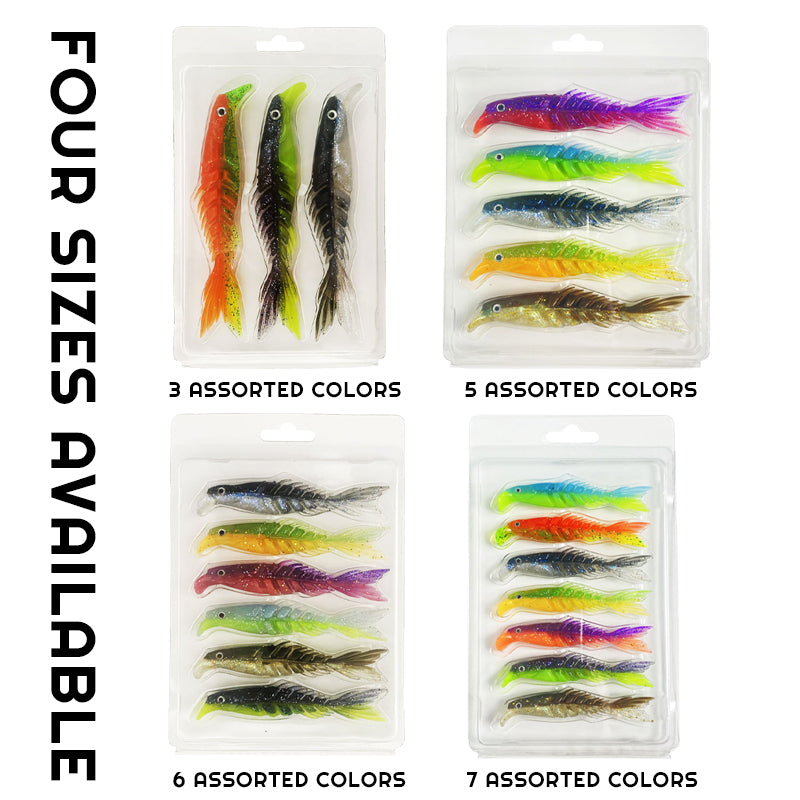 Two-Color Scissors Fishtail Soft Bait