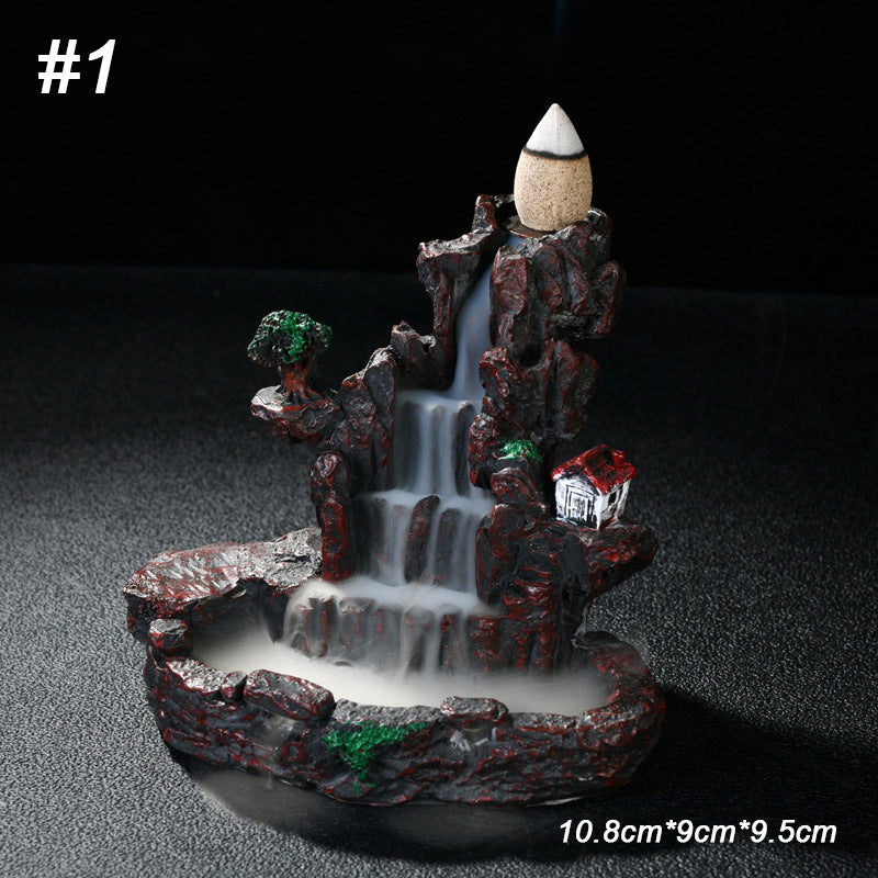 Kreative Weihrauchbrenner-Ornamente aus Kunstharz/Backflow incense burner