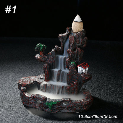 Kreative Weihrauchbrenner-Ornamente aus Kunstharz/Backflow incense burner