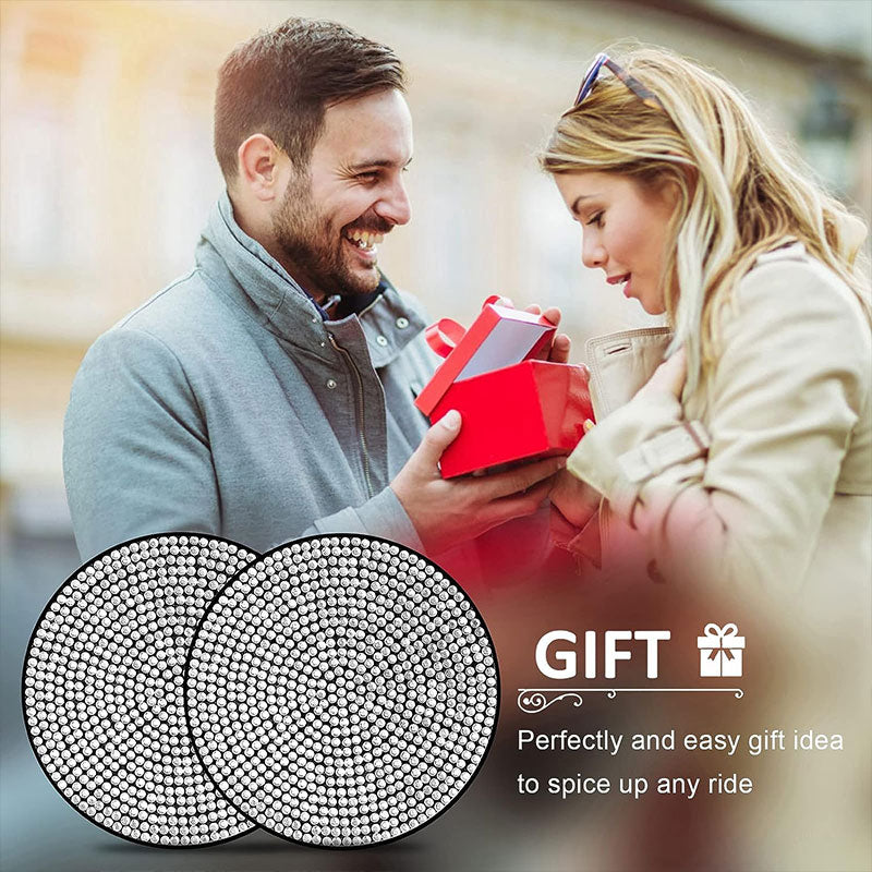 Diamond Car Cup Holder Coaster