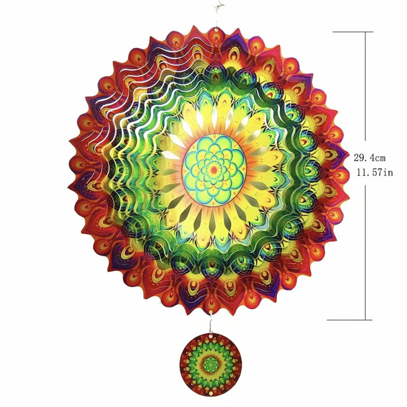 Bohemian Style 3d Wind Swirling Wind Chime