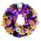 Purple Bow Skull Garland