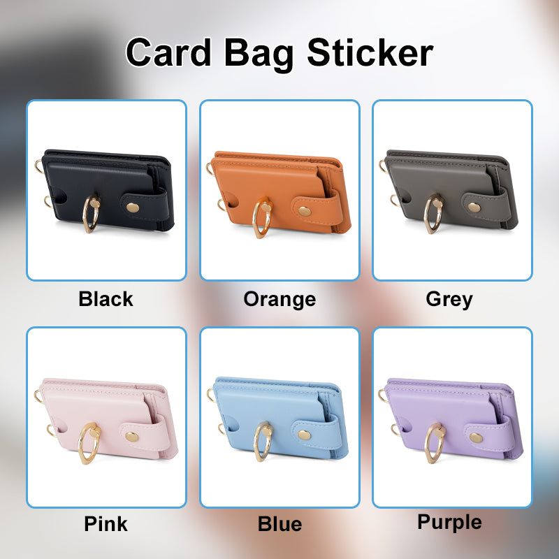 Mobile Phone Card Holder + Shoulder Strap Cord