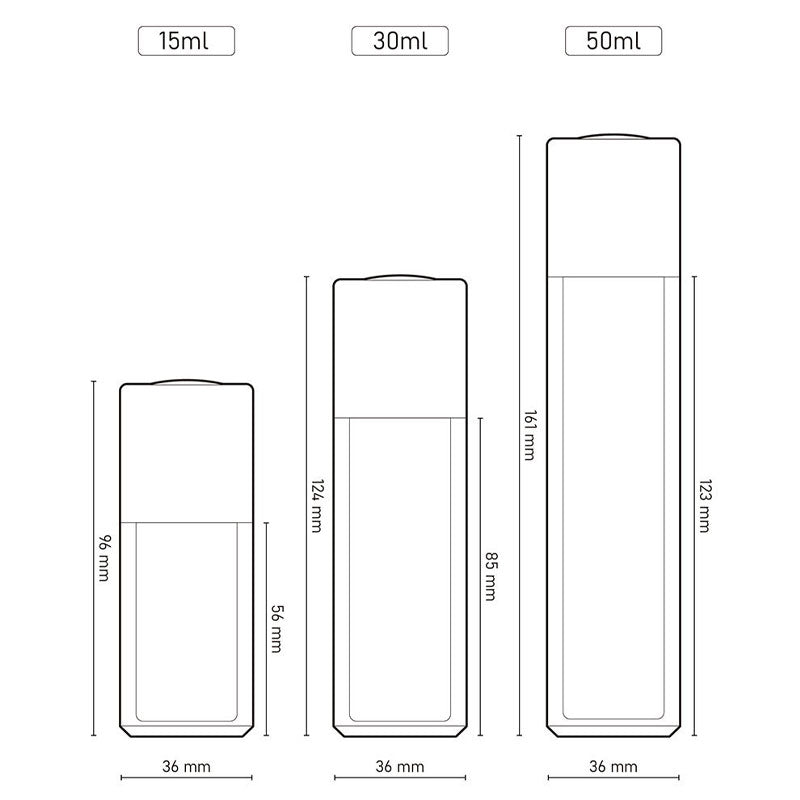 Square Press Vacuum Bottle
