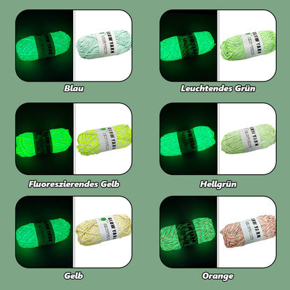 Im Dunkeln leuchtendes Garn – stricken Sie unglaublich leuchtende Aliens, Kostüme und Hüte/Luminous yarn