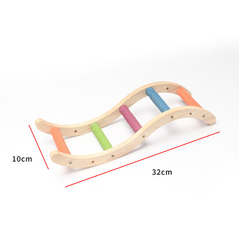 Parrot Climbing Rope Ladder Wood