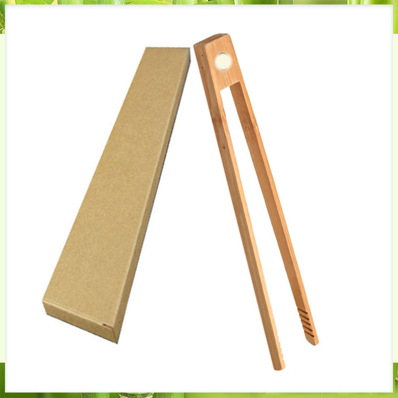 Bamboo Toaster Tongs