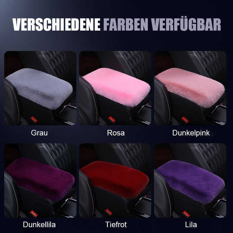 Nachgeahmter Rex-Kaninchen-Plüschbezug Für Die Mittelarmlehne Des Autos/Car Armrest Plush Cover