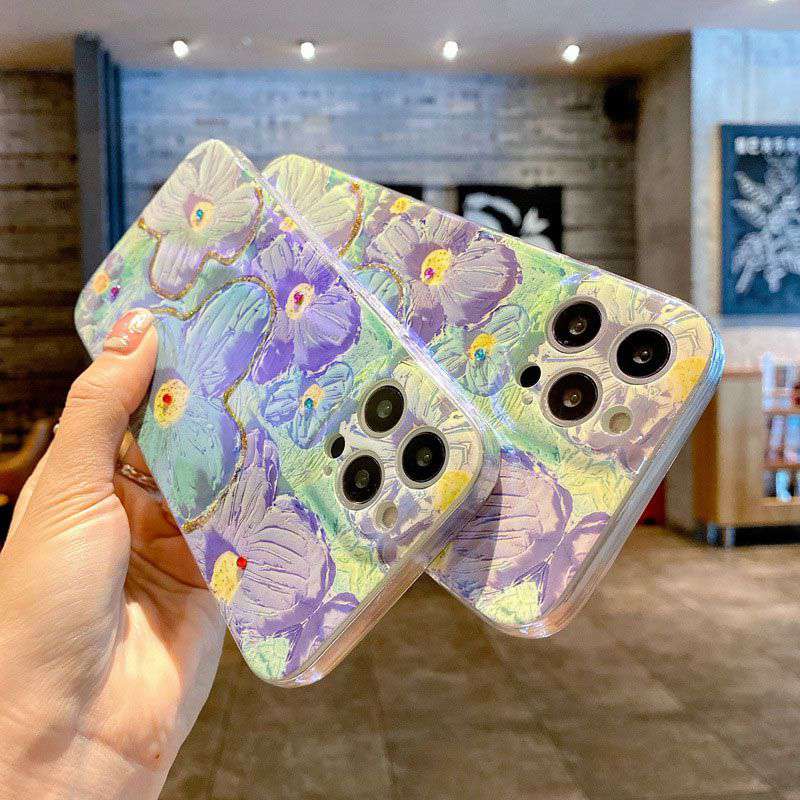 Blu-ray Epoxy Drilling Mobile Phone Case