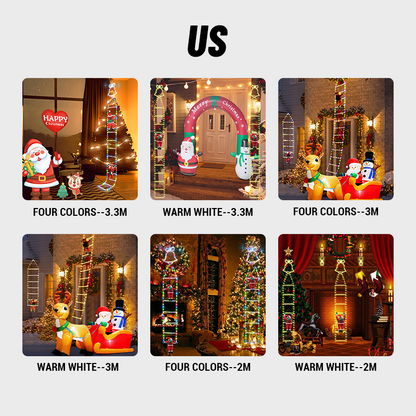 LED Santa Claus Doll Stair Light