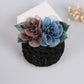 Tulle Flower Hair Net Hair Clip