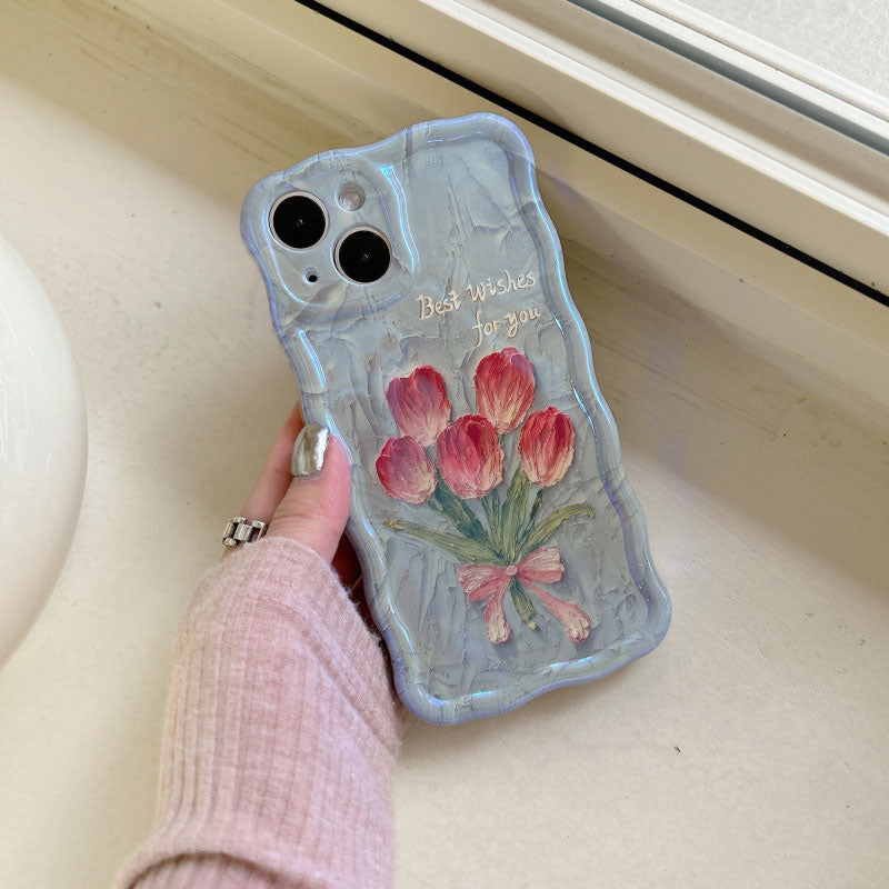 Oil Painting Flower Mobile Phone Case