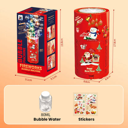 Firework Bubble Machine