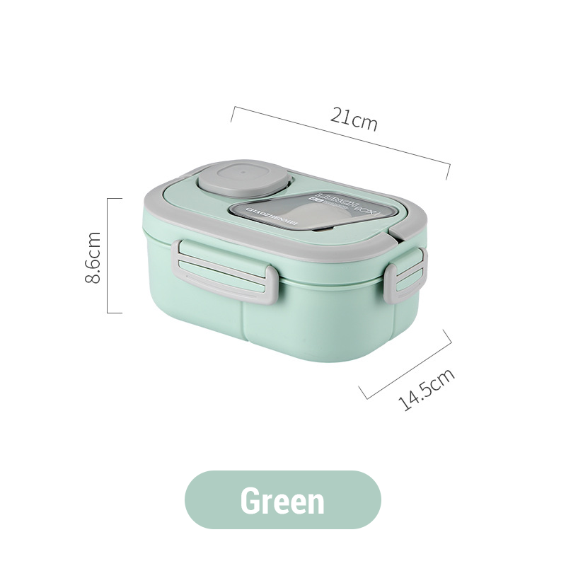 Convenient Double-Layer Insulated Lunch Box