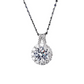 Moissanite Sunflower Pendan
