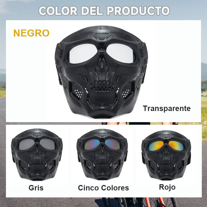 Gafas Para Casco De Moto/Skull horror helmet mask