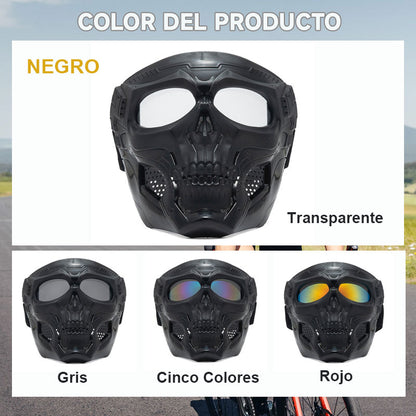 Gafas Para Casco De Moto/Skull horror helmet mask