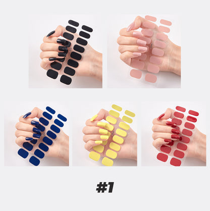 Semi-Cured Gel Nail Patch + UV Lamp