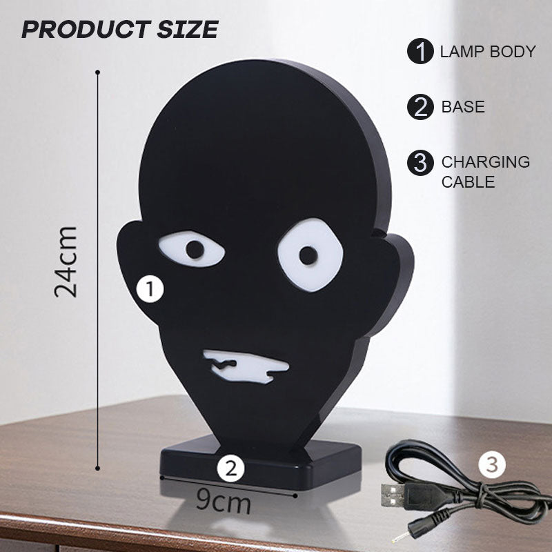 Black Man Night Light-🌙 Light up your night in style!