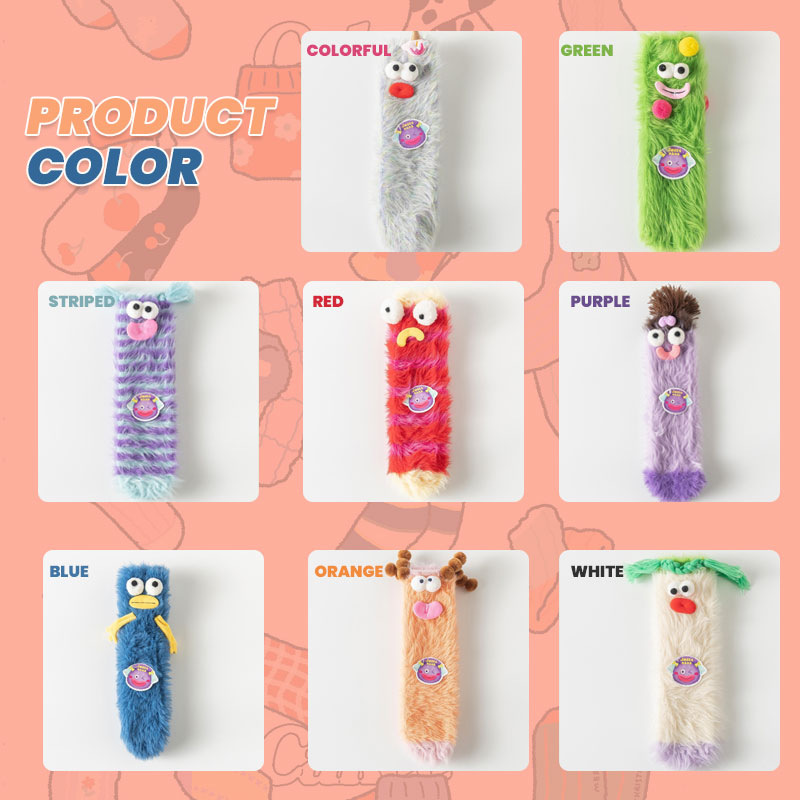 Coral Fleece Cartoon Mid-Calf Socks