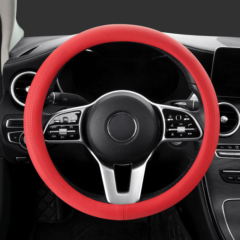 Perforated Breathable Steering Wheel Cover