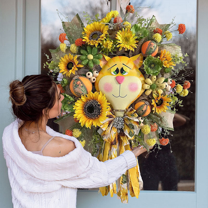 Cute Cat Door Decoration
