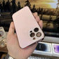 Electroplated Matte Acrylic Tempered Glass Protective Case