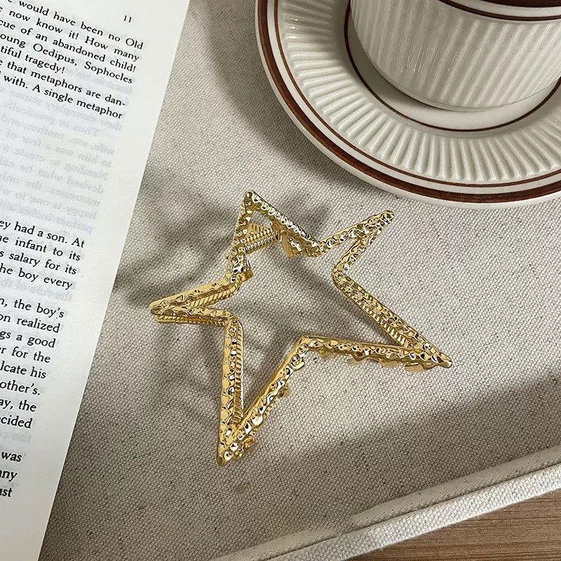 Pentagram Shark Clip Hair Clip