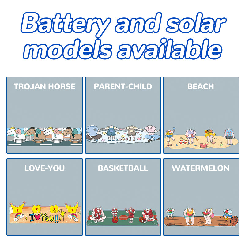 DIY Desktop Shaking Head Ornaments（Four People）