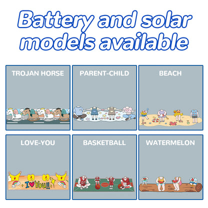 DIY Desktop Shaking Head Ornaments（Four People）