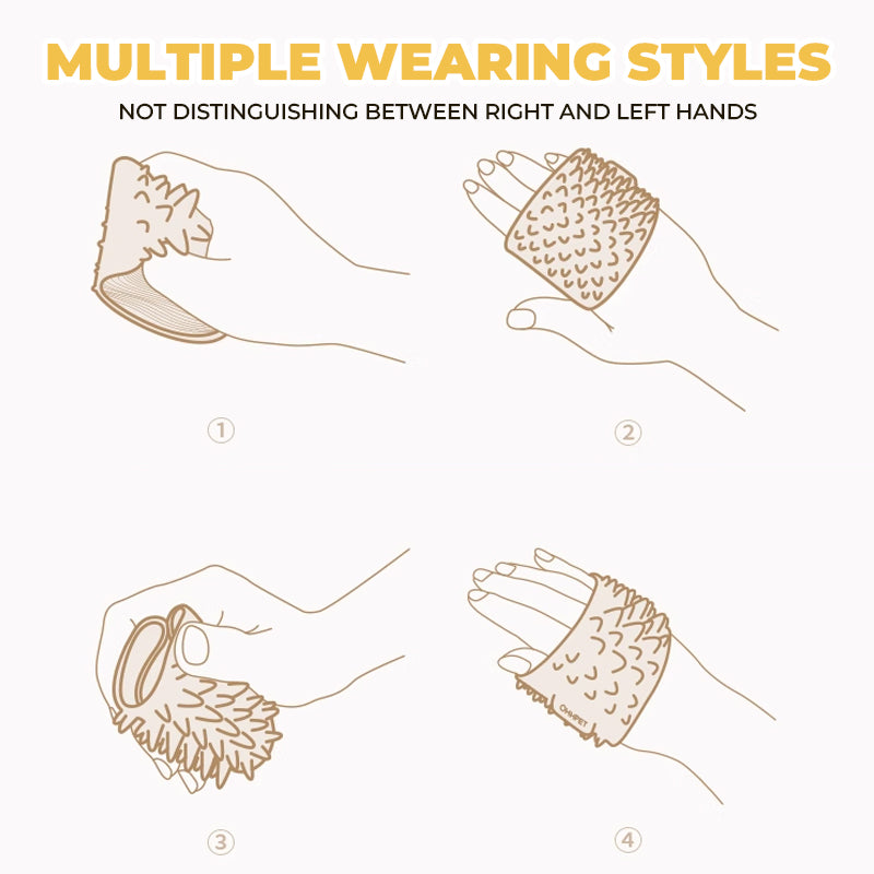 Pet Double-Sided Hair Removal Gloves