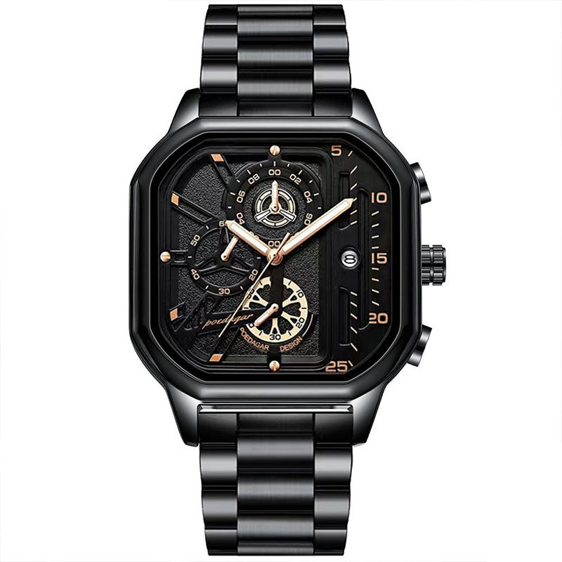 Men's Waterproof Luminous Multifunction Watch