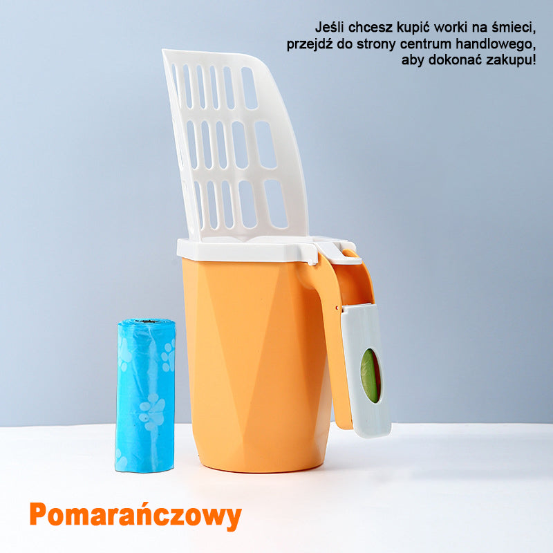 Zintegrowana Łyżka Do Kuwety Dla Kota O Dużej Pojemności