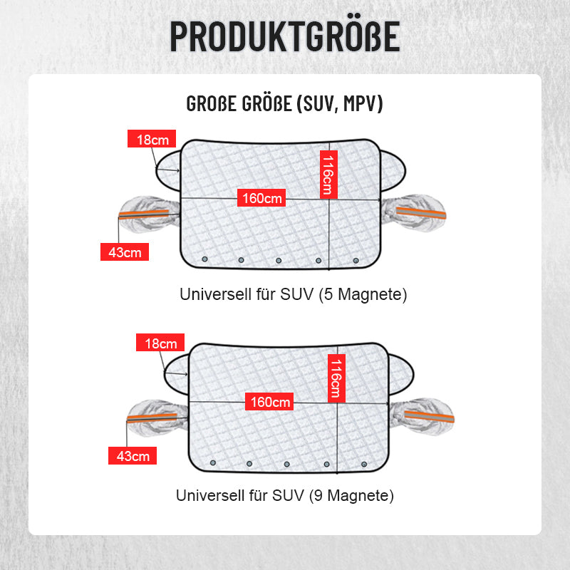 Magnetische Auto-Windschutzscheibenabdeckung/Magnetic car windshield cover