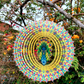 3D Peacock Opening Wind Chime