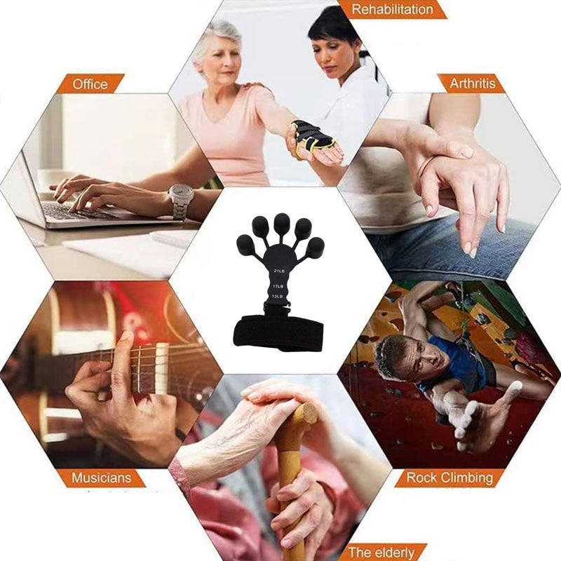 5 Finger Silicone Wrist Tensioner