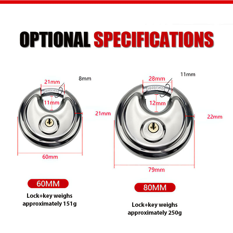 Horizontal Open Round Cake Lock