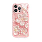 Liquid Glass Oil Painting Flower Mobile Phone Case